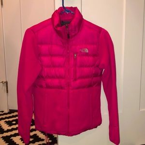 The north face down/fleece jacket
